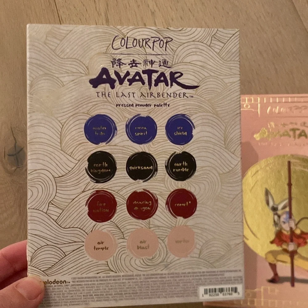 ColourPop Avatar the Last Airbender palette